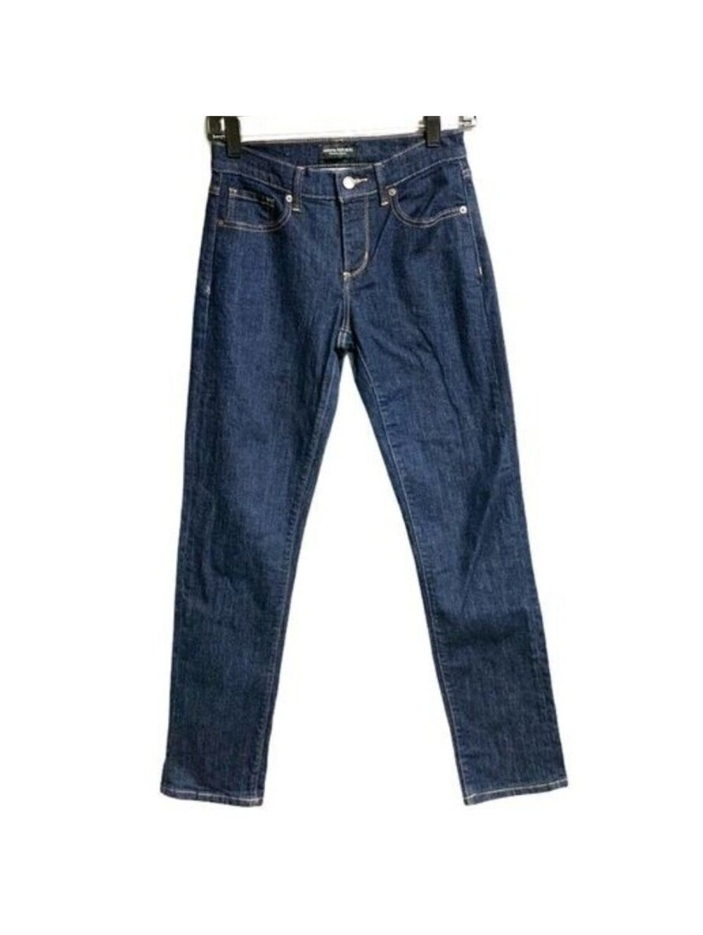 Banana Republic Premium Denim Girlfriend Jeans Dark Wash Slim Straight Size 25